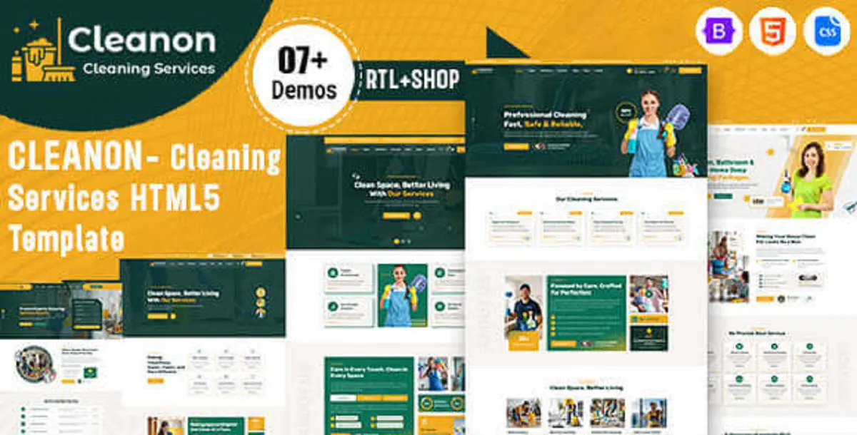Cleaning Services HTML5 Template