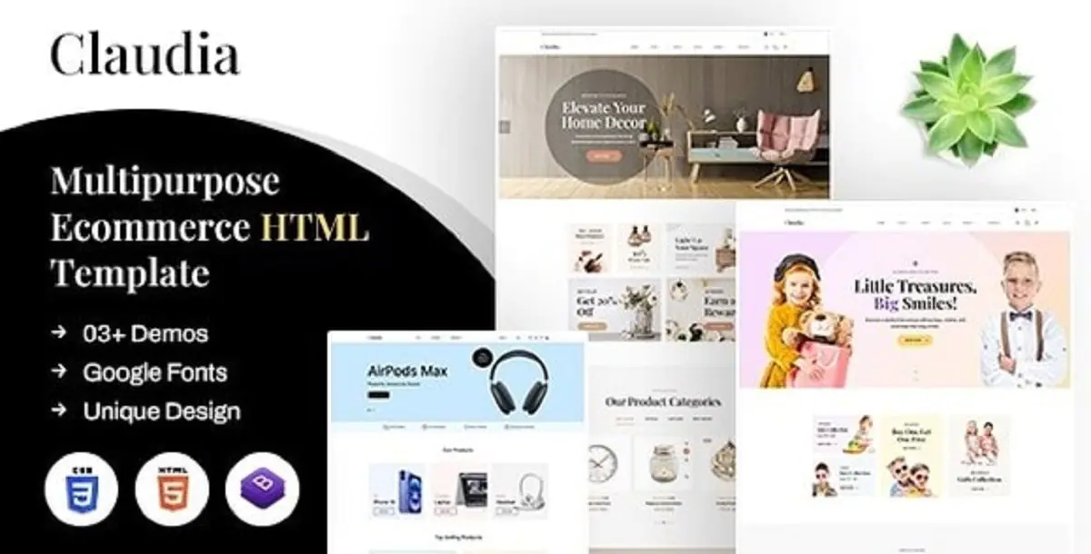Multipurpose Ecommerce HTML Template