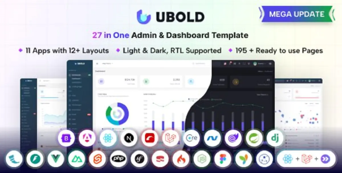 27 in One Admin & Dashboard Template