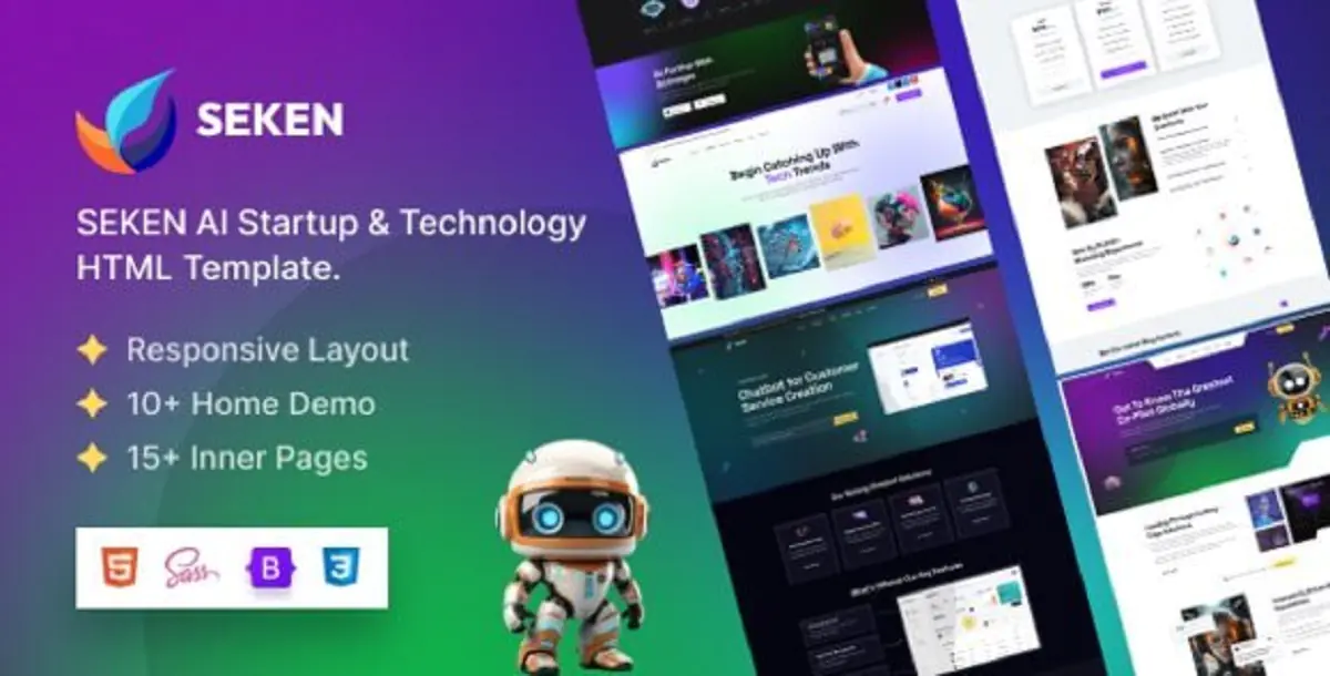 Artificial Intelligence & Startup HTML5 Template