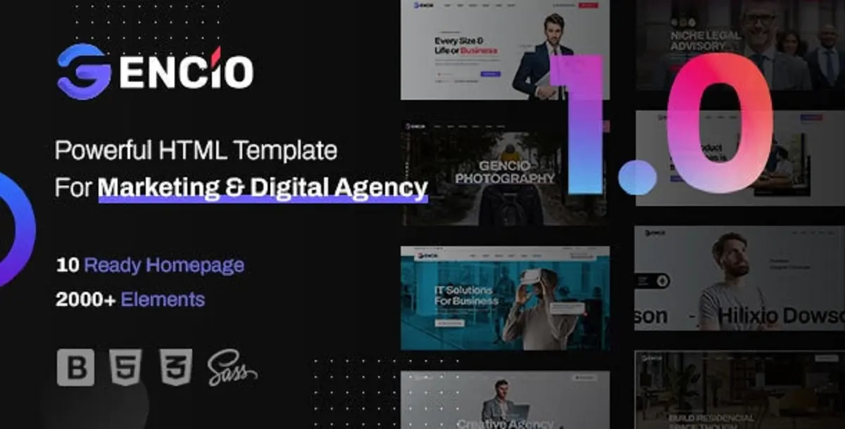 Marketing & Digital Agency HTML Template