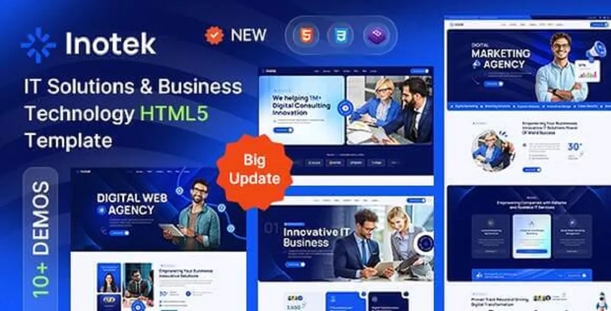 IT Solutions & Business Technology HTML5 Template