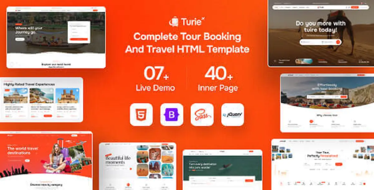 Travel & Tour Booking HTML Template